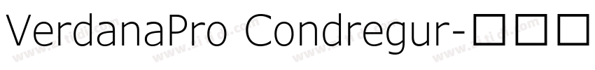 VerdanaPro Condregur字体转换